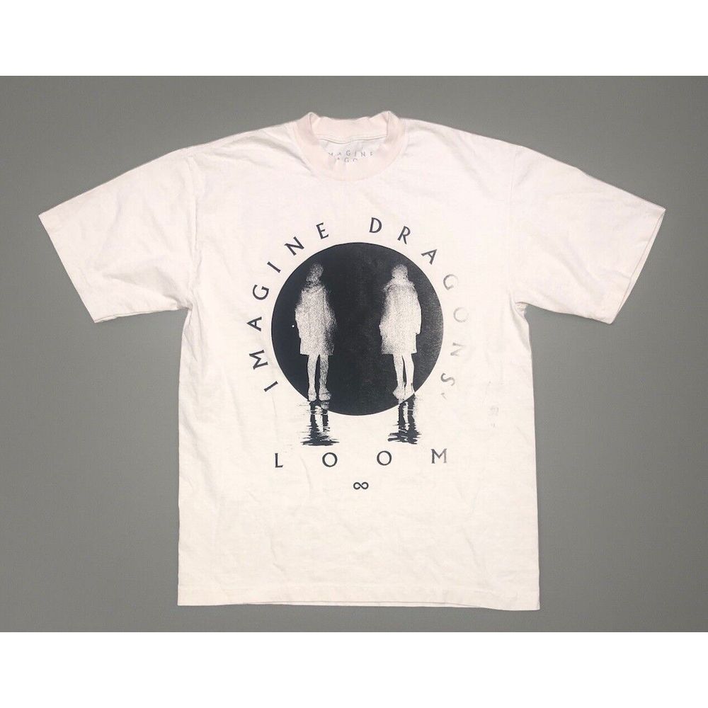 Imagine Dragons T Shirt‎ M Cream LOOM World Tour 2024 Merch NEW *spot